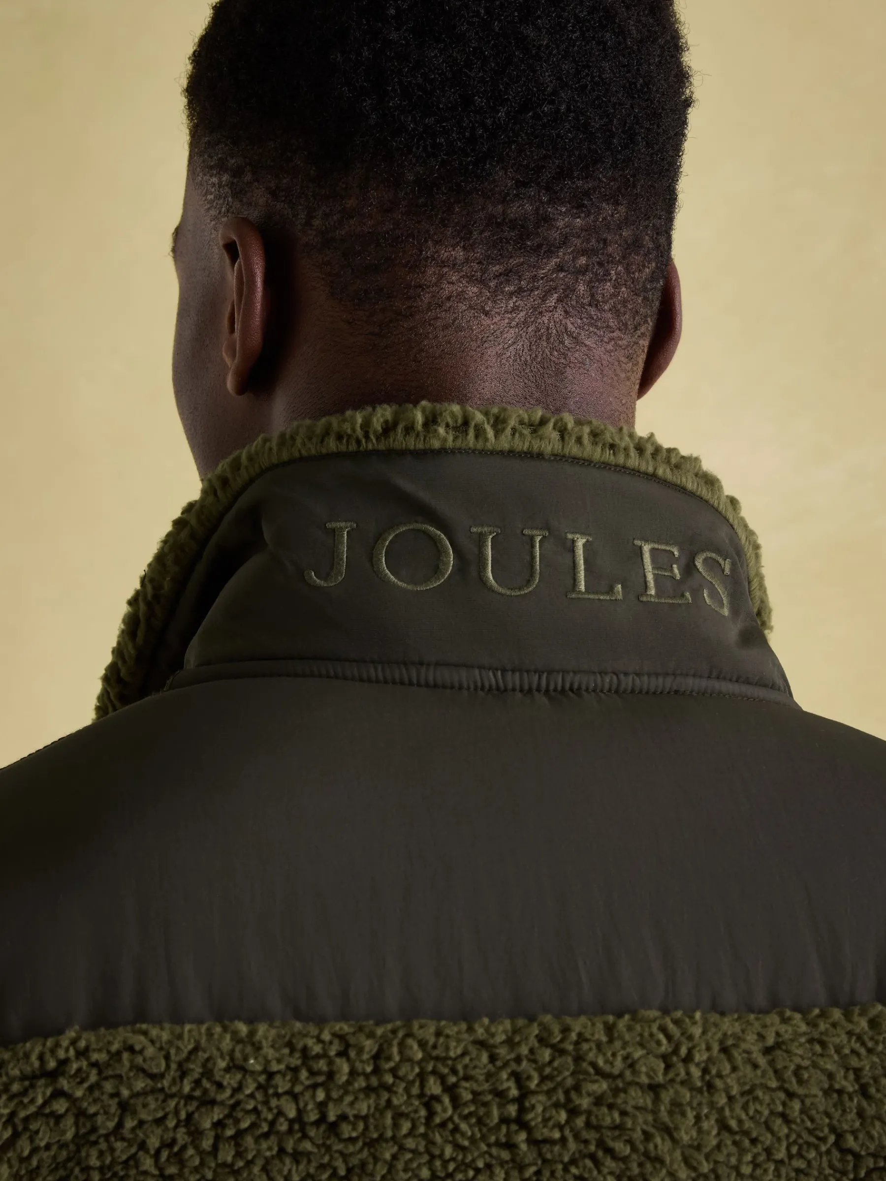 Billy Quarter Zip Borg Fleece Sweatshirt<Joules