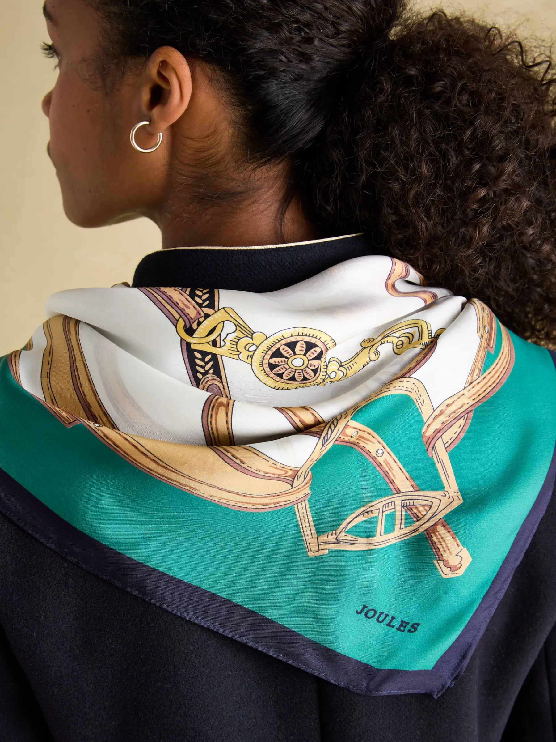Bloomfield Silk Square Scarf<Joules Clearance