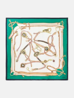 Bloomfield Silk Square Scarf<Joules Clearance