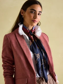 Bloomfield Silk Square Scarf<Joules Sale