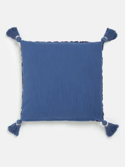 100% Cotton Paisley Tufted Cushion<Joules Hot