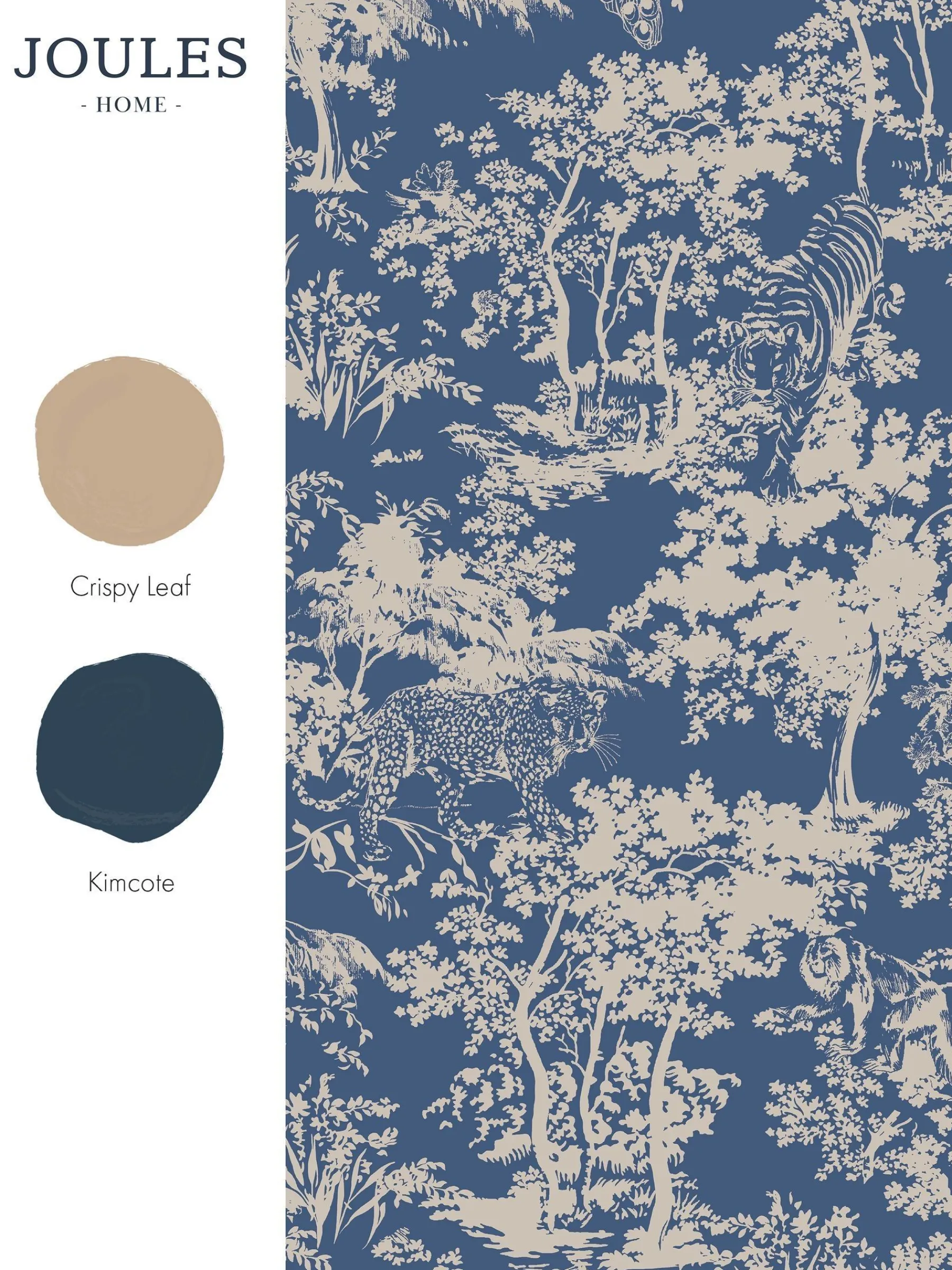 Animal Forest Print 10M Wallpaper<Joules Discount