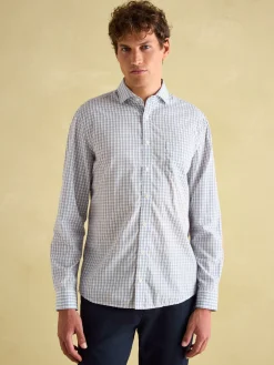 Blue Check Cotton Shirt<Joules Sale