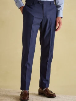 Slim Fit Flannel Suit Trousers<Joules Clearance