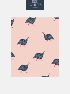 Blush Pink Guinea Fowl 10M Wallpaper<Joules Online