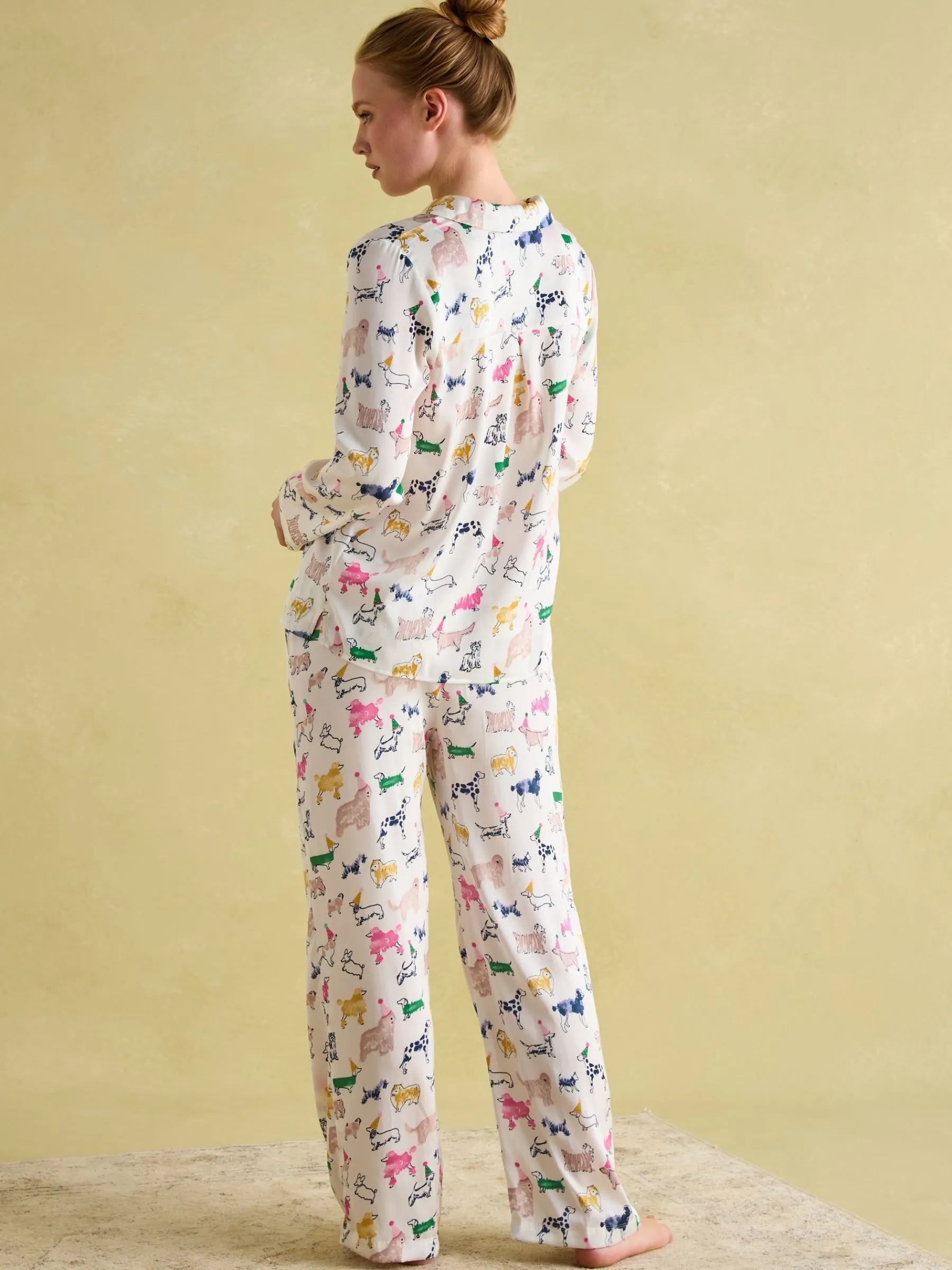 Bonnie Satin Pyjama Set<Joules Best