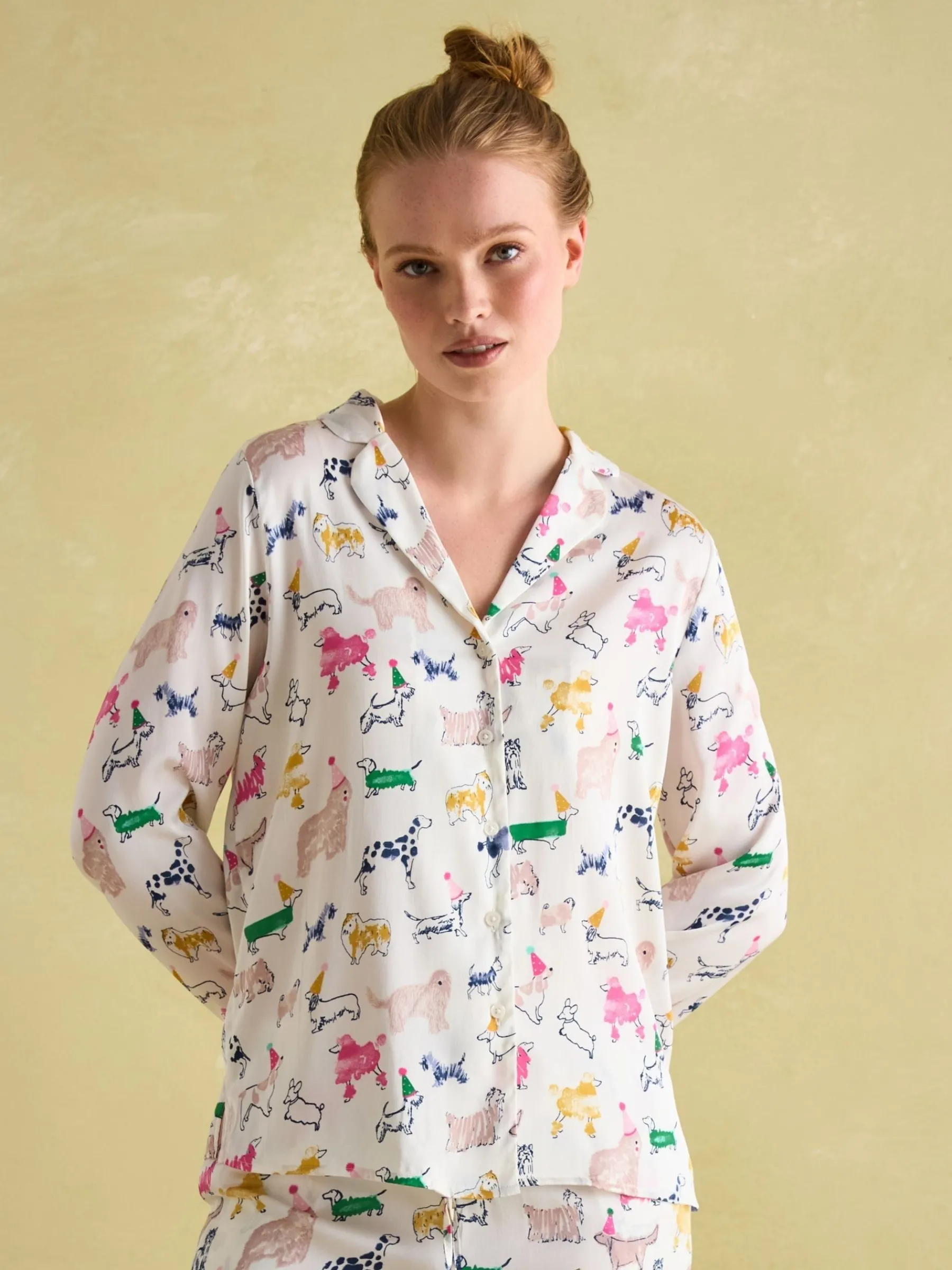 Bonnie Satin Pyjama Set<Joules Best