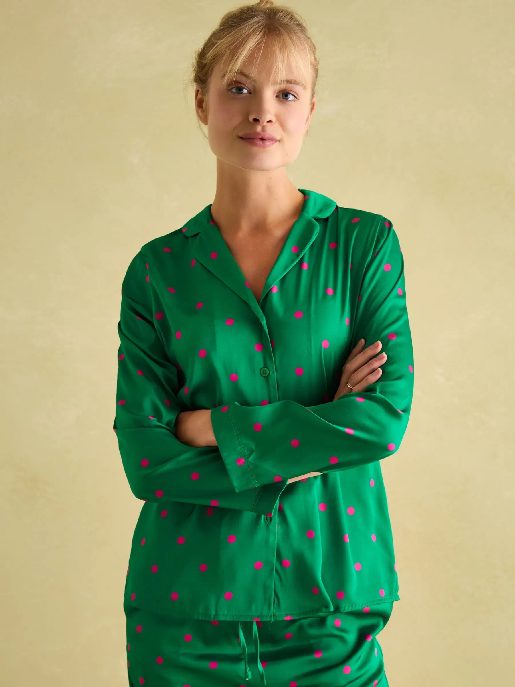 Bonnie Satin Pyjama Set<Joules Discount