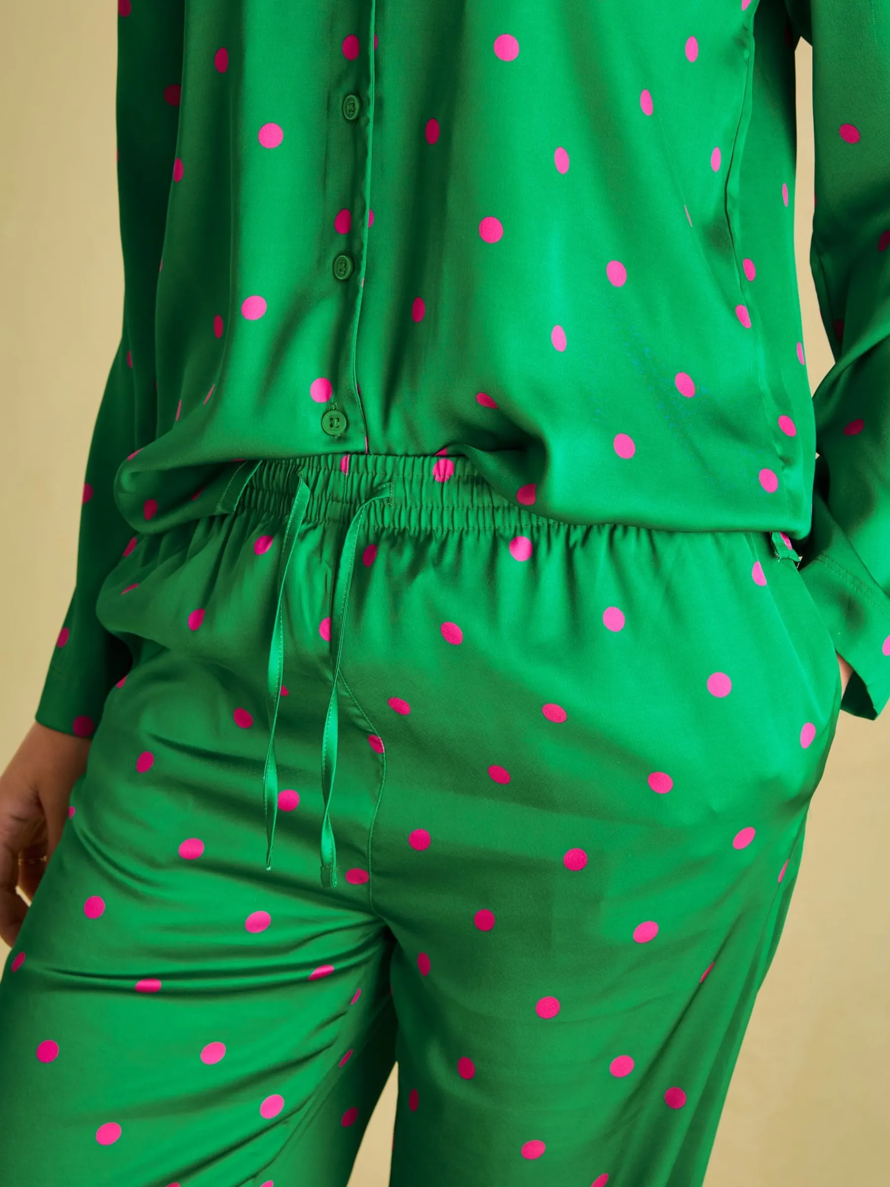 Bonnie Satin Pyjama Set<Joules Discount