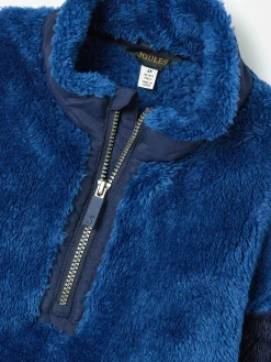 Boys' Always Cosy Half Zip Borg Fleece<Joules Best