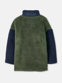 Boys' Always Cosy Half Zip Borg Fleece<Joules Online