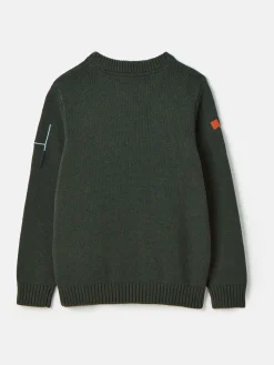 Boys' Burton Intarsia Knitted Jumper<Joules Sale