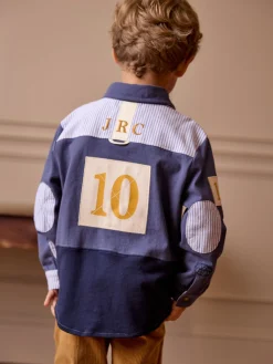 Boys' Emmett Embroidered and Embellished Shirt<Joules Clearance