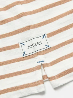 Boys' Jack Cream & Natural Stripe Artwork Top<Joules Clearance