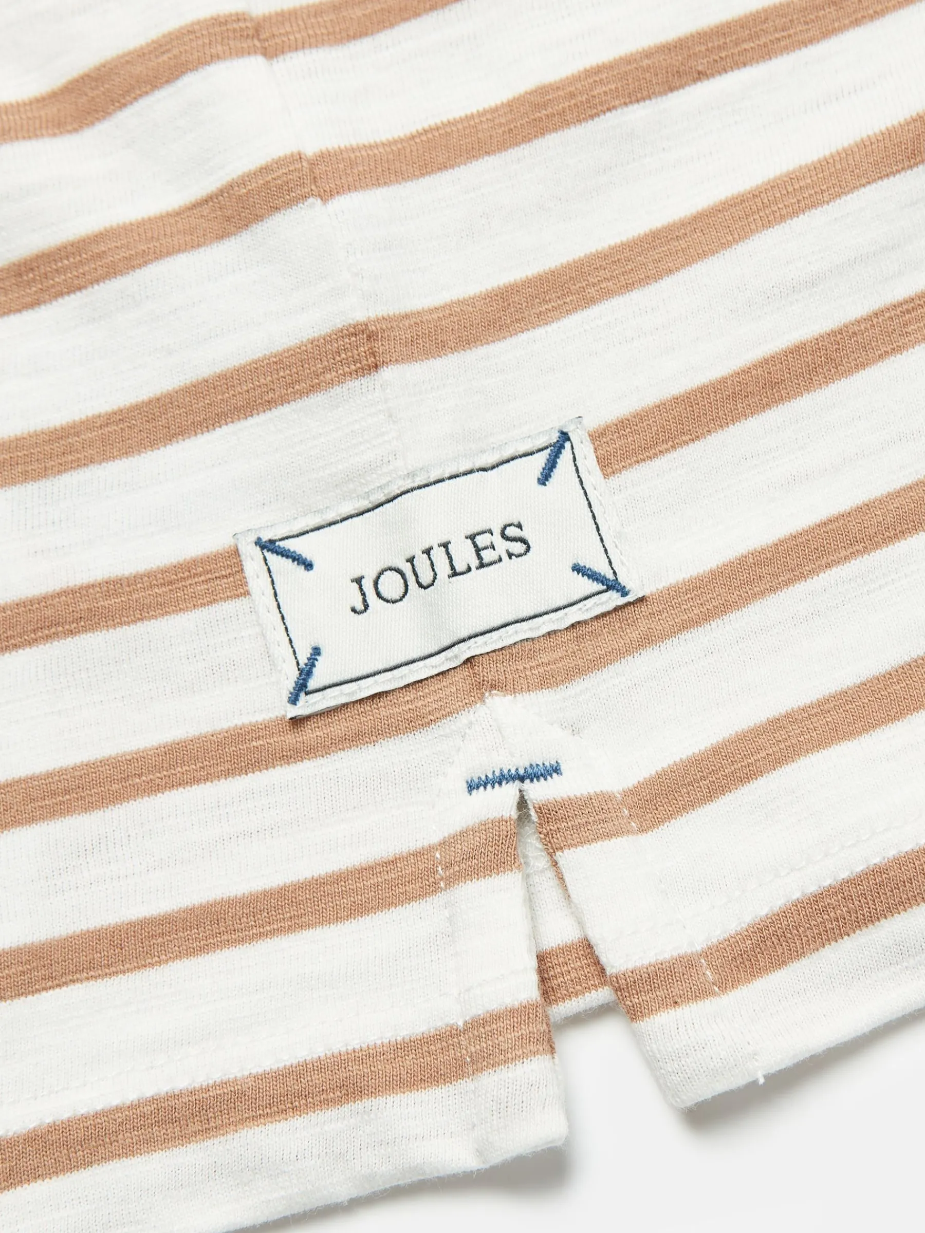 Boys' Jack Cream & Natural Stripe Artwork Top<Joules Clearance