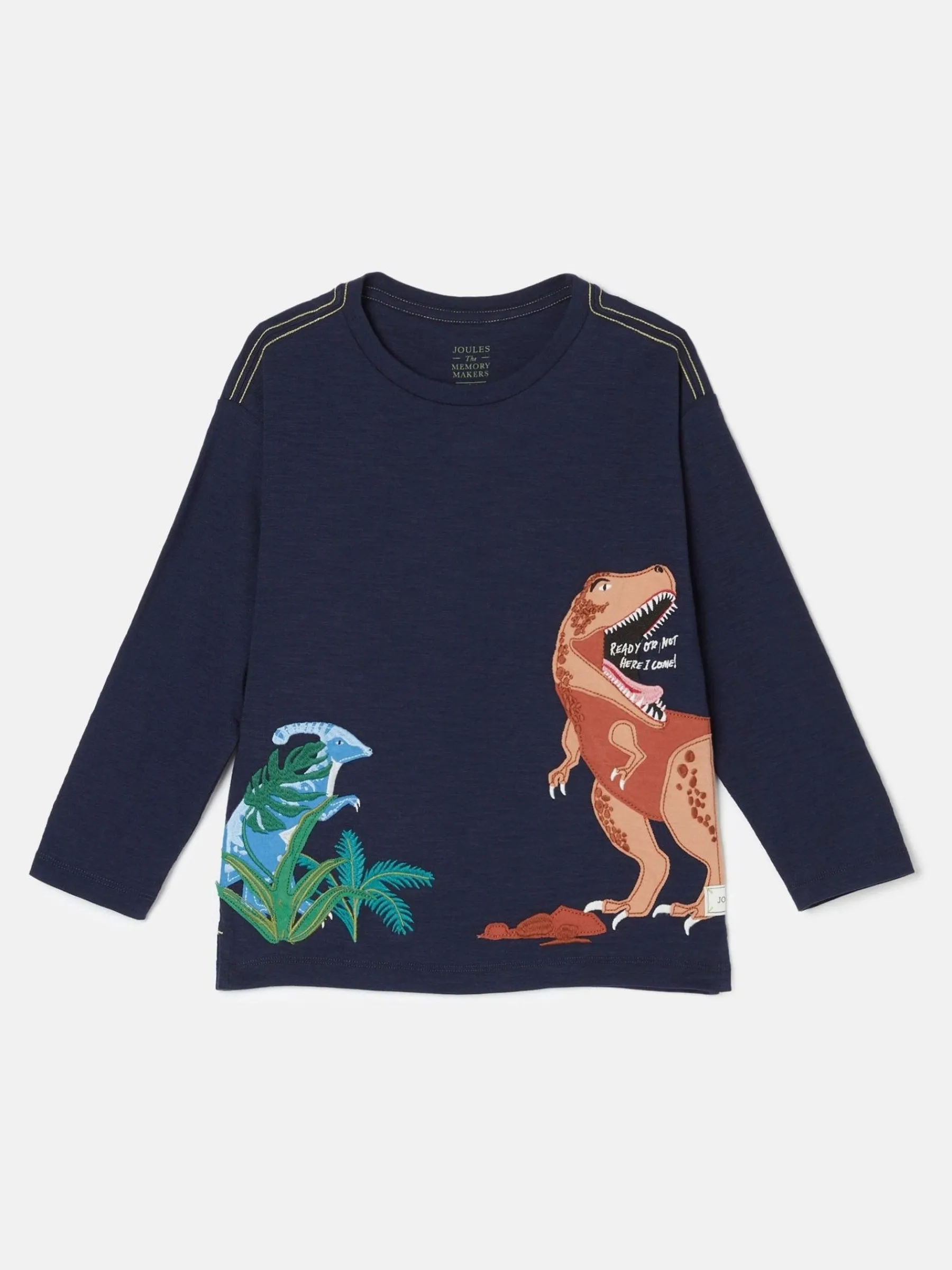 Boys' Jack Navy Blue Artwork Top<Joules