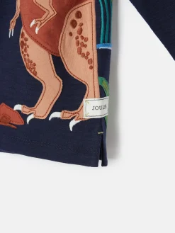 Boys' Jack Navy Blue Artwork Top<Joules