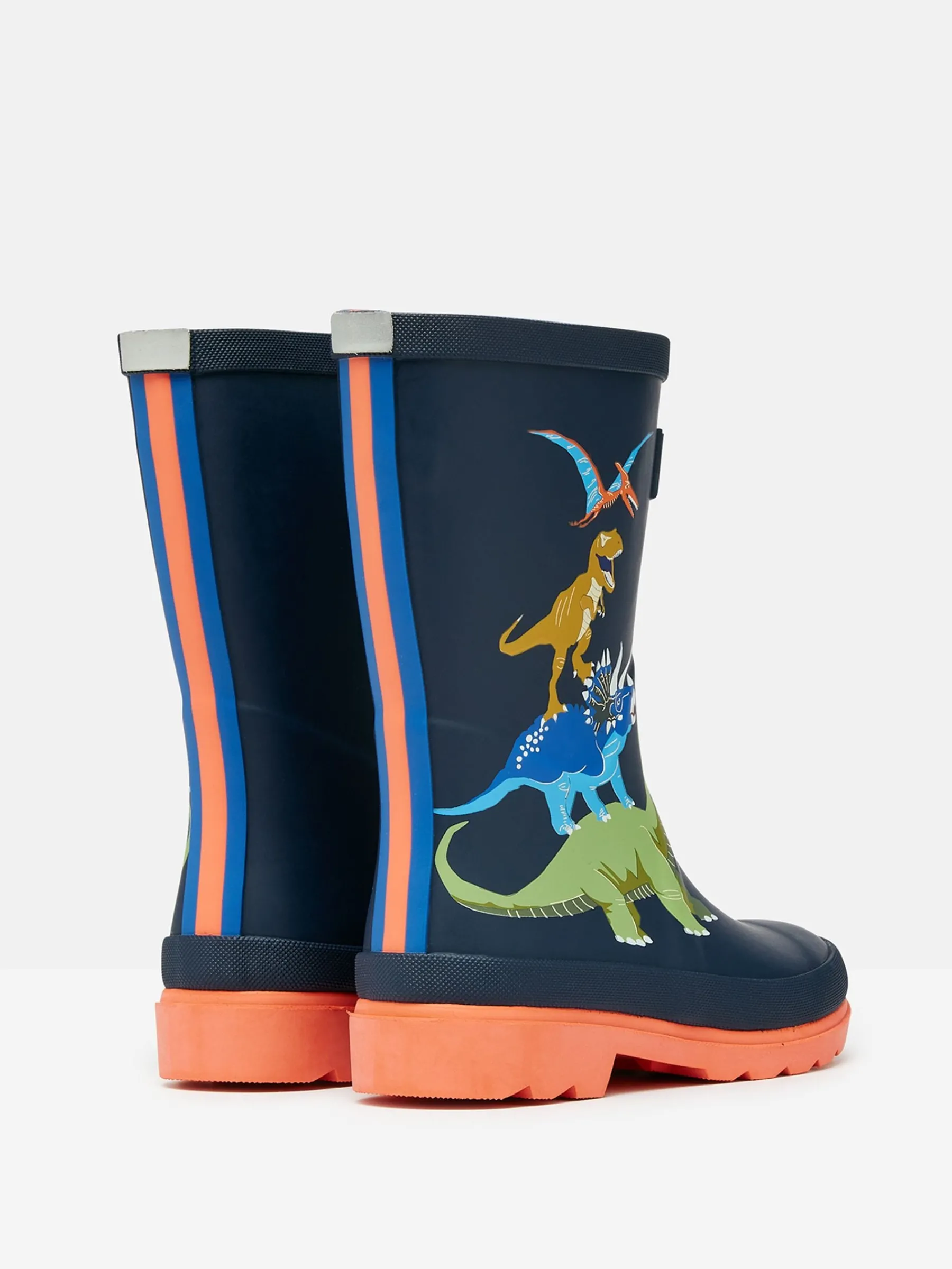 Boys' Navy Dinosaur Printed Wellies<Joules Sale