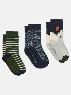 Boys' Neat Feet 3 Pack Socks<Joules Sale