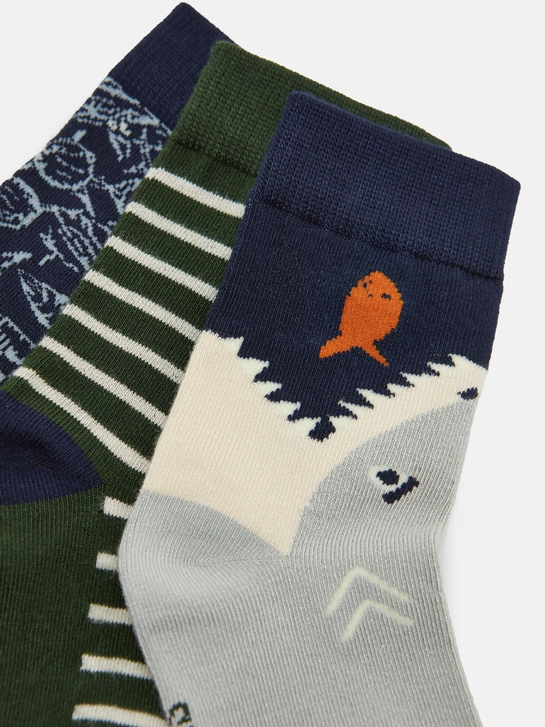 Boys' Neat Feet 3 Pack Socks<Joules Sale