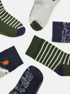 Boys' Neat Feet 3 Pack Socks<Joules Sale