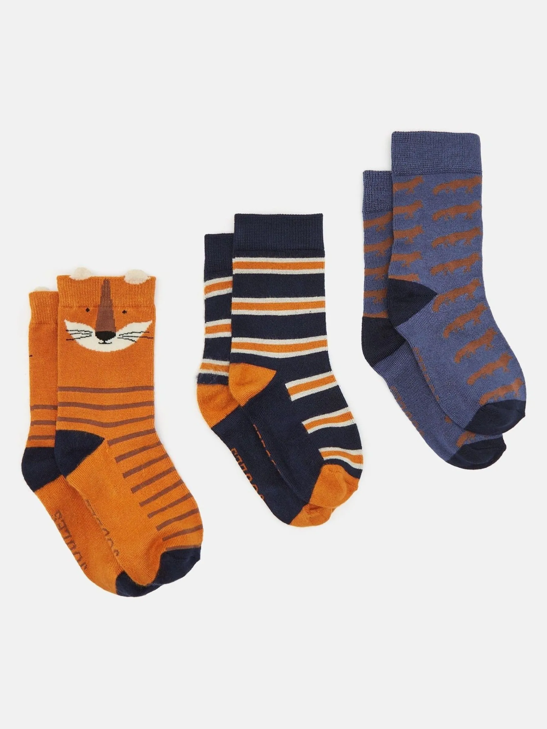 Boys' Neat Feet 3 Pack Socks<Joules Online