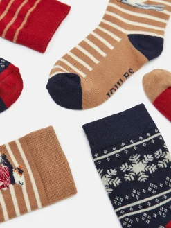 Boys' Neat Feet 3 Pack Socks<Joules New
