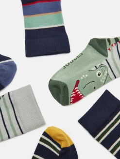 Boys' Neat Feet 3 Pack Socks<Joules Hot