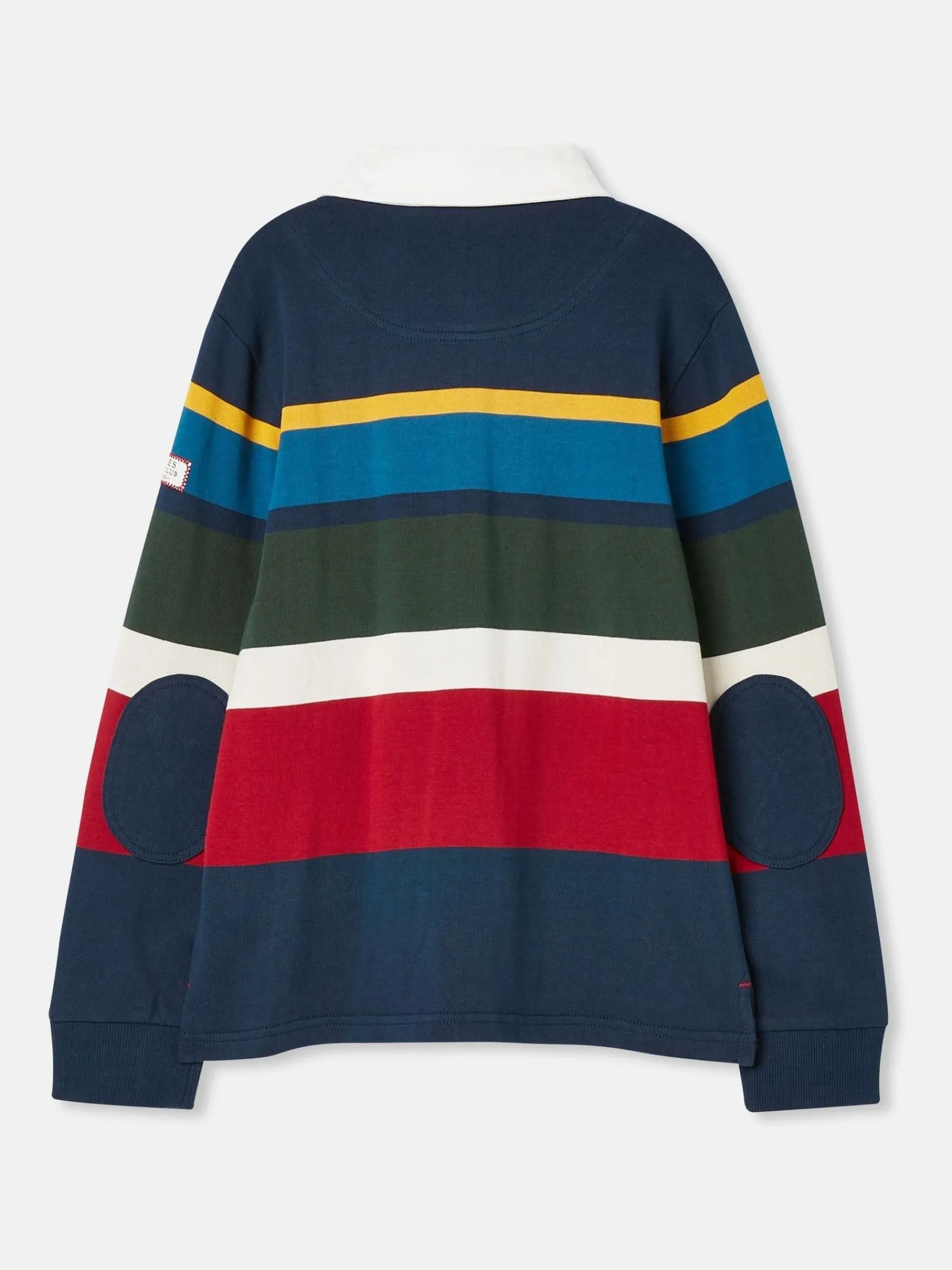 Boys' Onside Striped Cotton Rugby Shirt<Joules Online