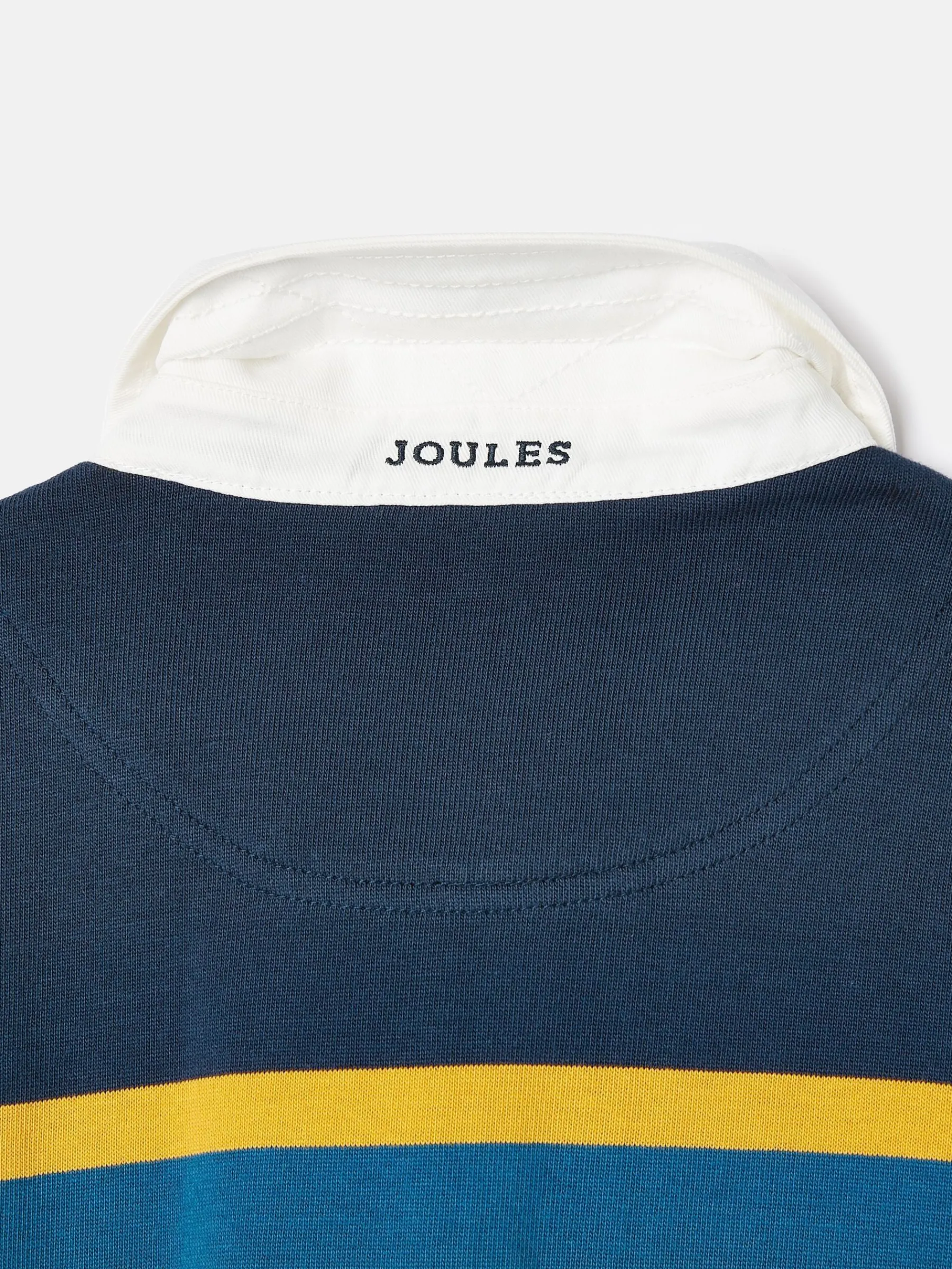 Boys' Onside Striped Cotton Rugby Shirt<Joules Online