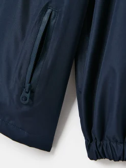 Boys' Rainwell Navy Blue Waterproof Raincoat With Hood<Joules Discount