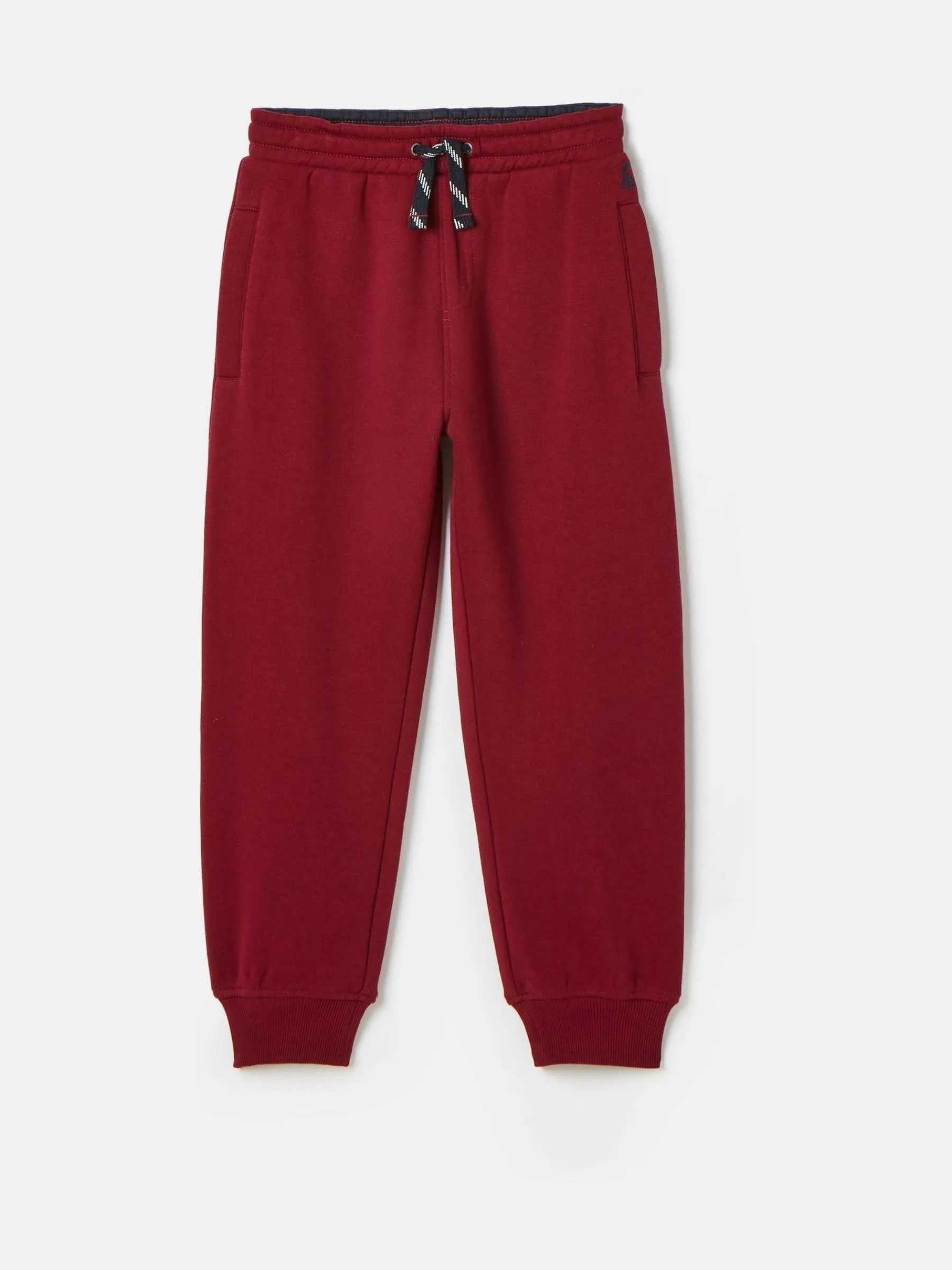Boys' Ted Burgundy Red Relaxed Fit Joggers<Joules