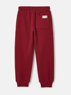 Boys' Ted Burgundy Red Relaxed Fit Joggers<Joules