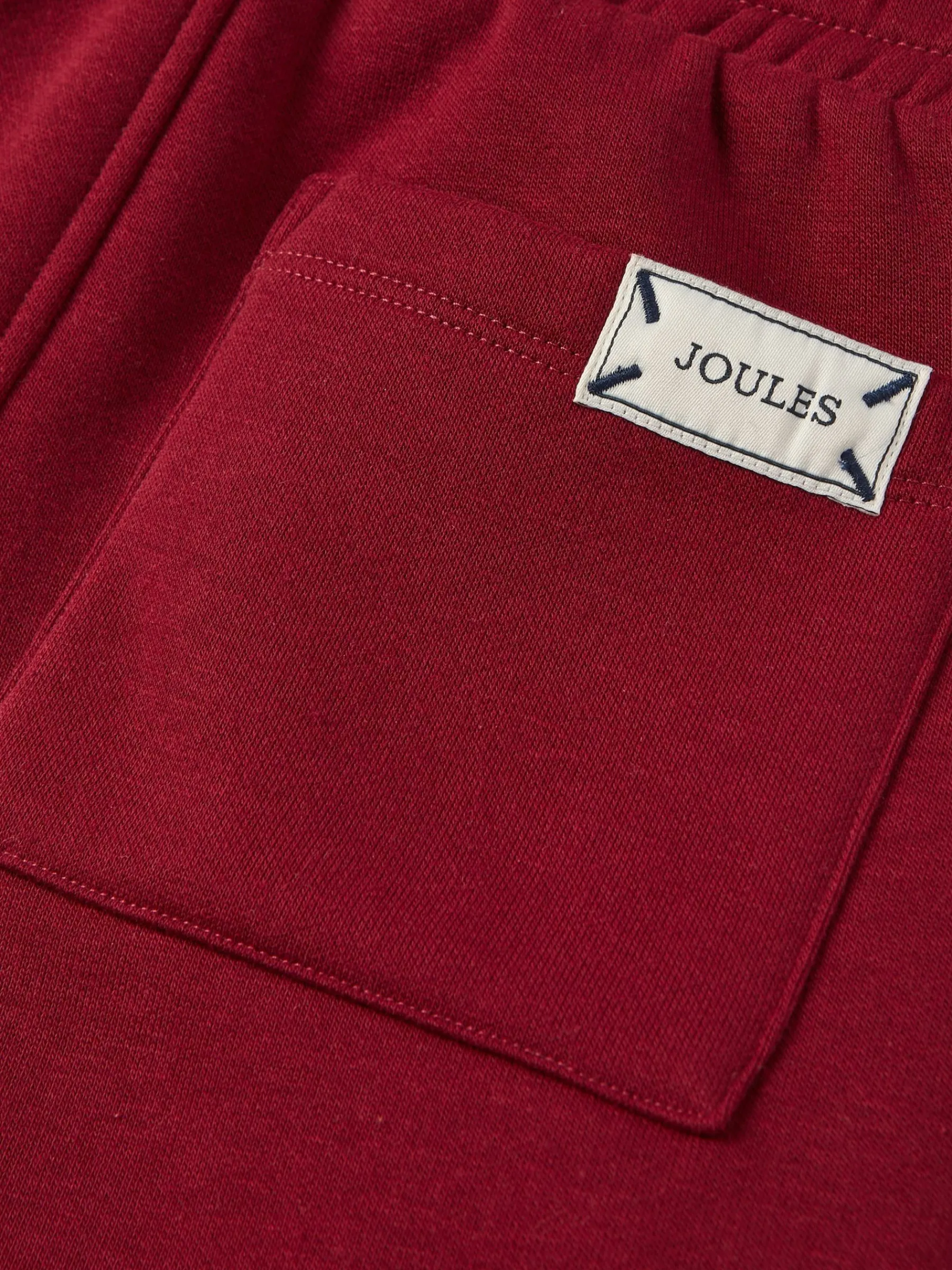 Boys' Ted Burgundy Red Relaxed Fit Joggers<Joules