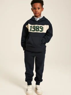 Boys' Ted Navy Blue Jersey Joggers<Joules Discount