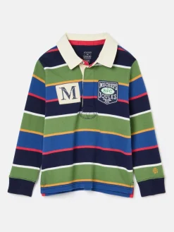Boys' Tournament Multi Stripe Rugby Shirt<Joules Clearance