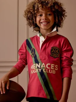 Boys' Tournament Rugby Shirt<Joules