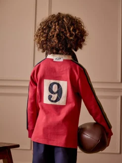 Boys' Tournament Rugby Shirt<Joules