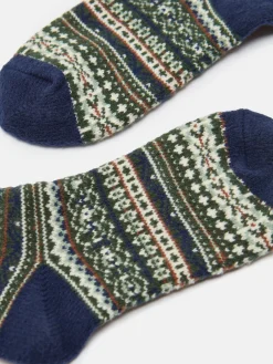 Boys' Wader Fair Isle Welly Socks<Joules Hot