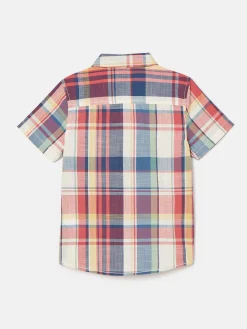 Boys' Wilson Cotton Check Shirt<Joules Best