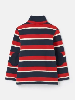 Boys' Winter Dale Quarter Zip Sweatshirt with Fleece Lining<Joules Online