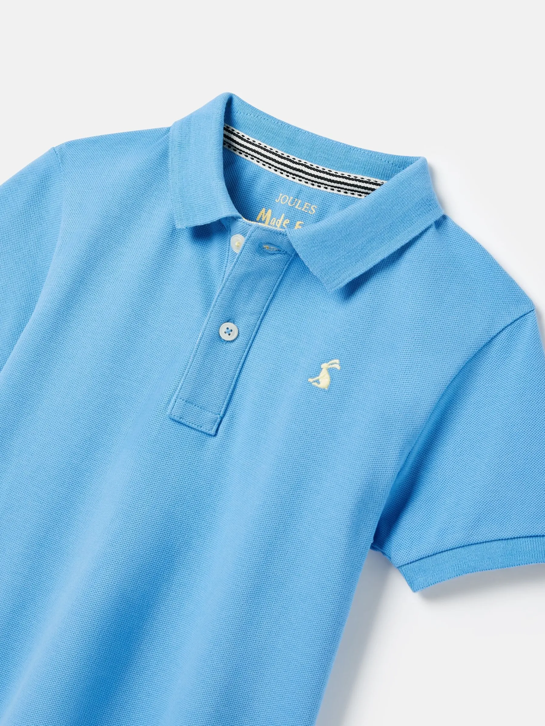 Boys' Woody Pique Cotton Polo Shirt<Joules Hot