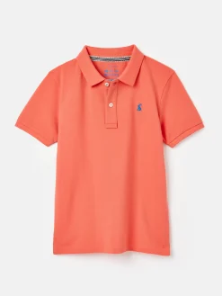 Boys' Woody Pique Cotton Polo Shirt<Joules Outlet
