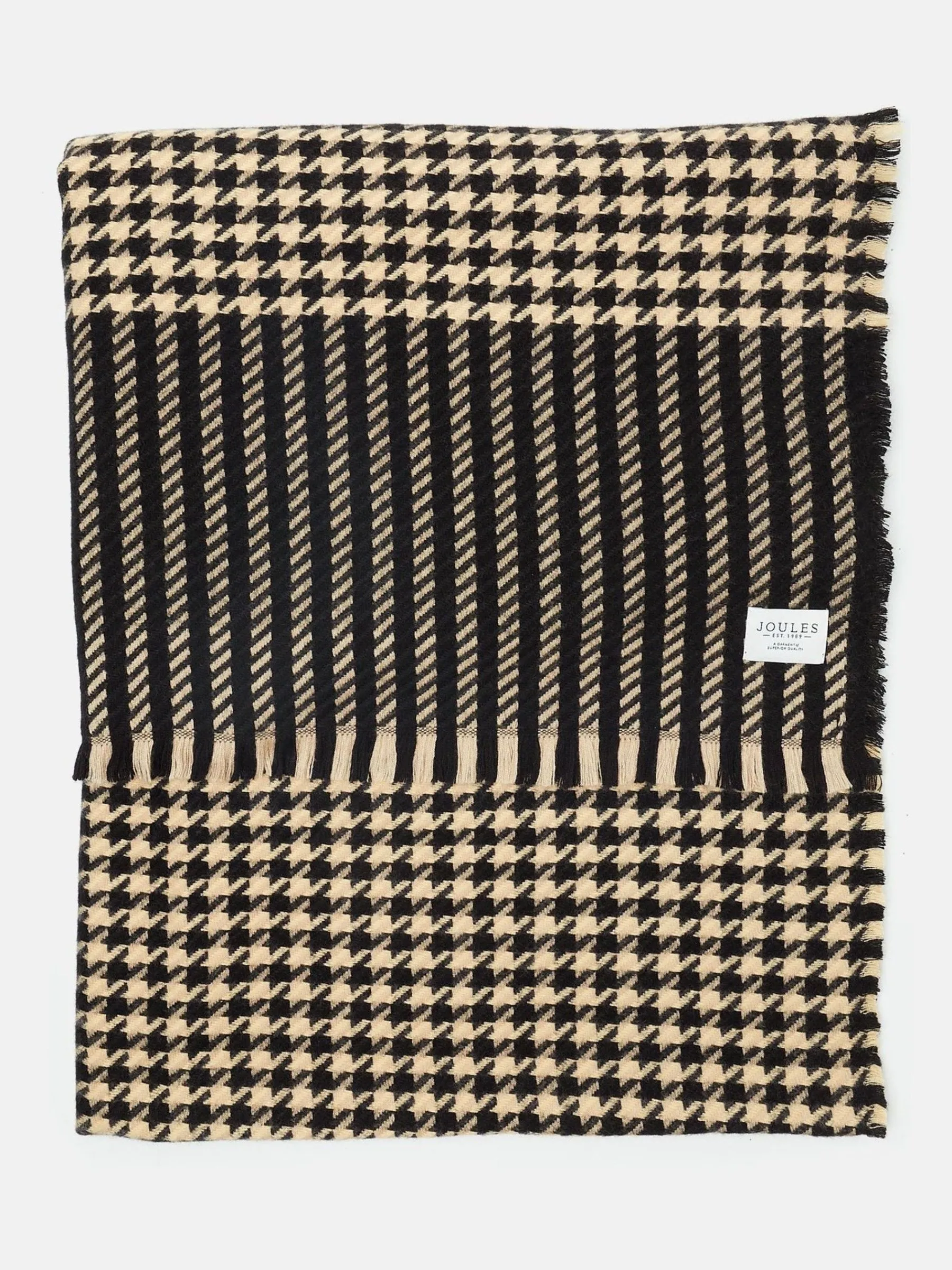 Bracewell Black & Brown Blanket Scarf<Joules Best
