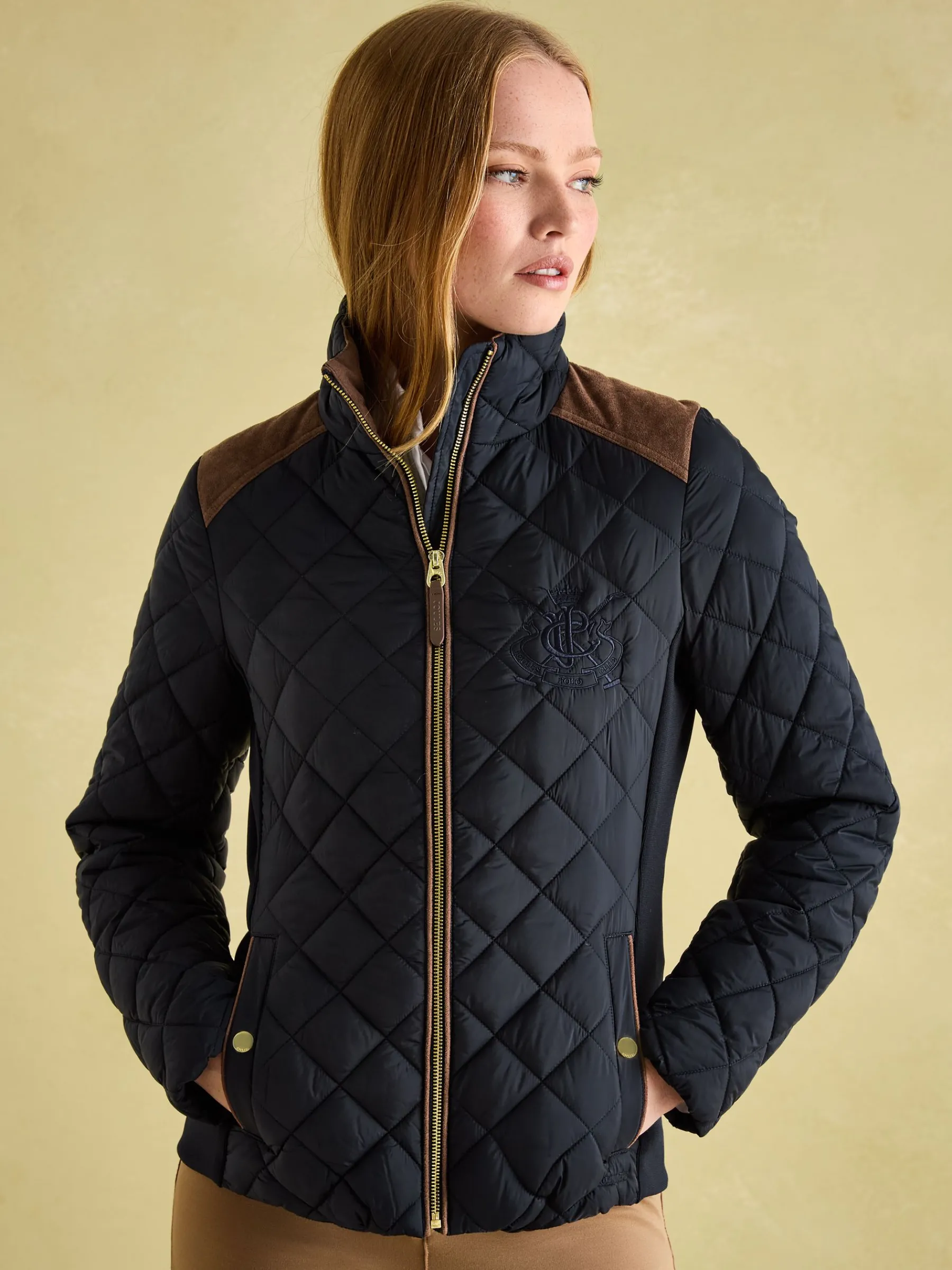 Braemar Luxe Showerproof Diamond Quilted Coat<Joules Sale