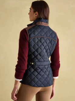 Braemar Luxe Showerproof Diamond Quilted Gilet<Joules Clearance
