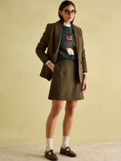 Bramble Tweed Skirt<Joules Hot