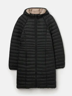 Bramley Showerproof Long Packable Padded Coat<Joules Best