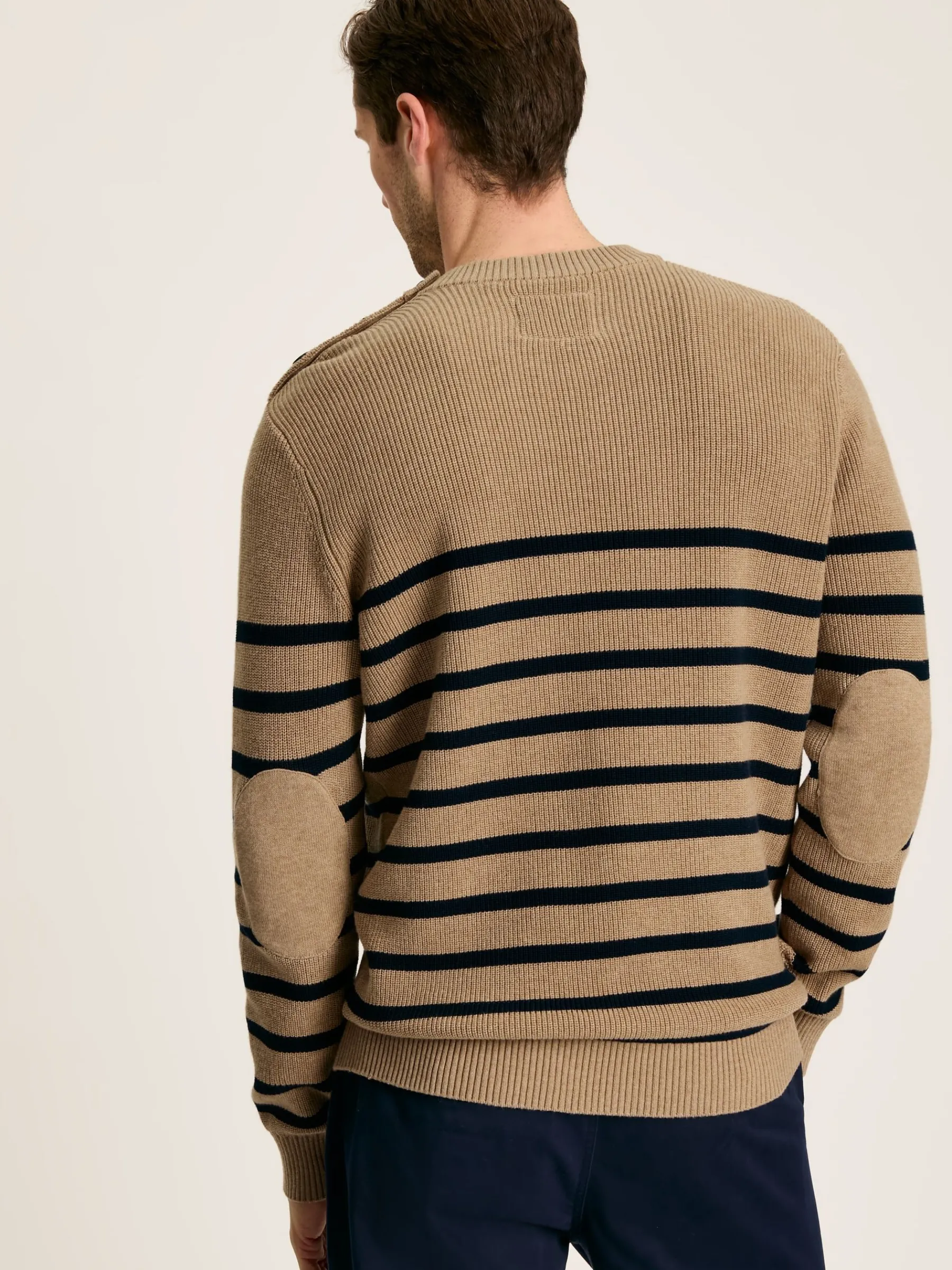 Breton Navy Stripe Crew Neck Knitted Jumper<Joules Online