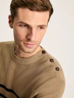 Breton Navy Stripe Crew Neck Knitted Jumper<Joules Online